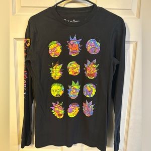 NEW Rick and Morty long sleeve shirt
